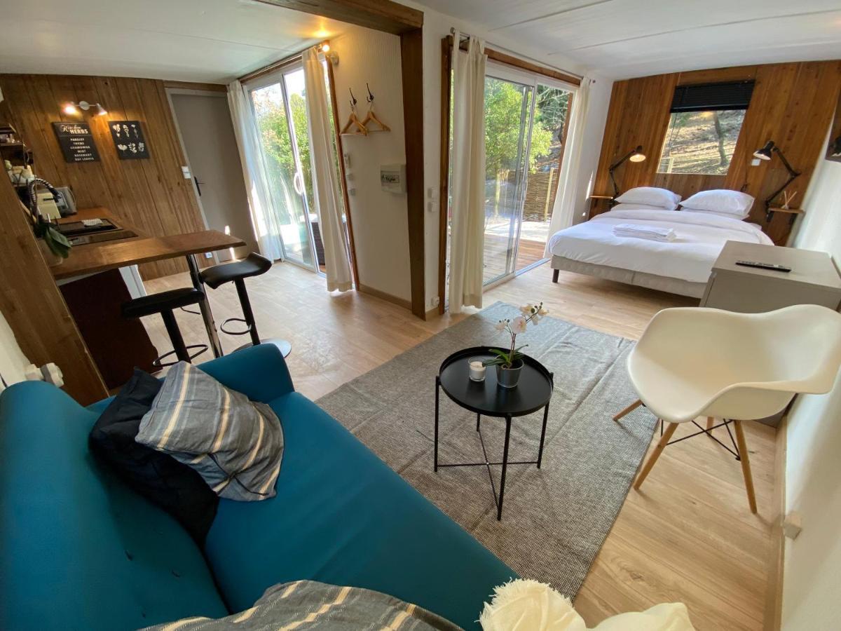 Superbe Cabane Jacuzzi Jardin Clim Wifi Parking Meyreuil Kültér fotó